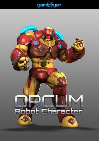 3d-orcum-robot-character-modeling
