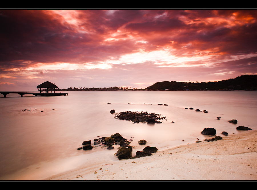 Bora Bora de Rojo