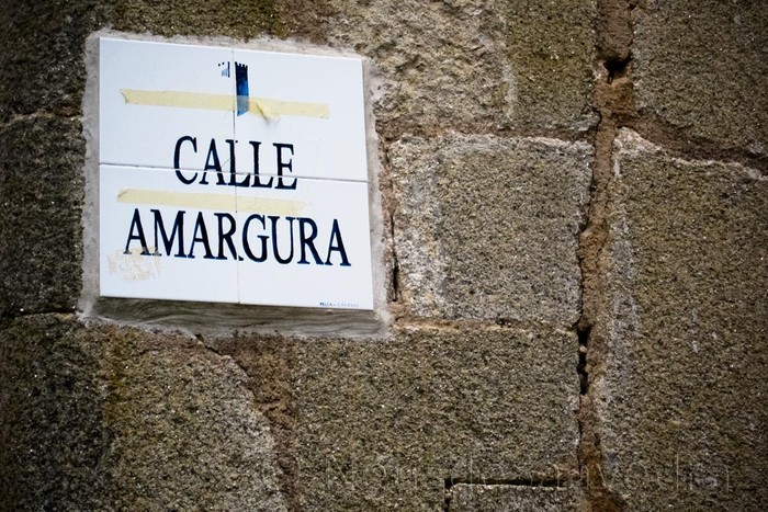 Por la calle de la amargura