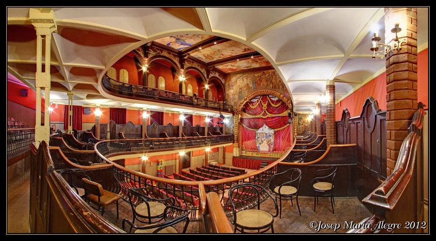 Casino Prado, Sitges. Salon-Teatro