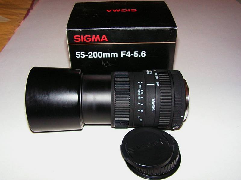 objetivo sigma 55-200