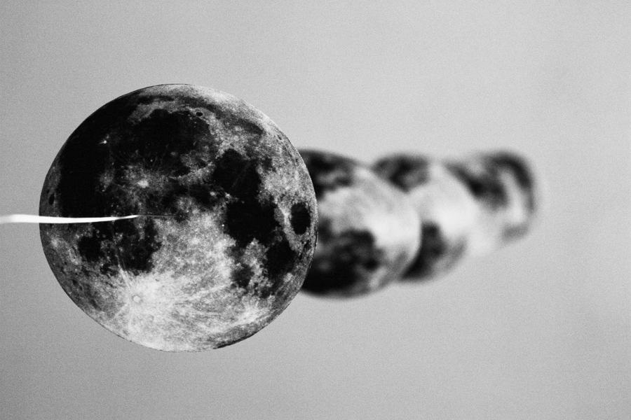 Jugando con la luna