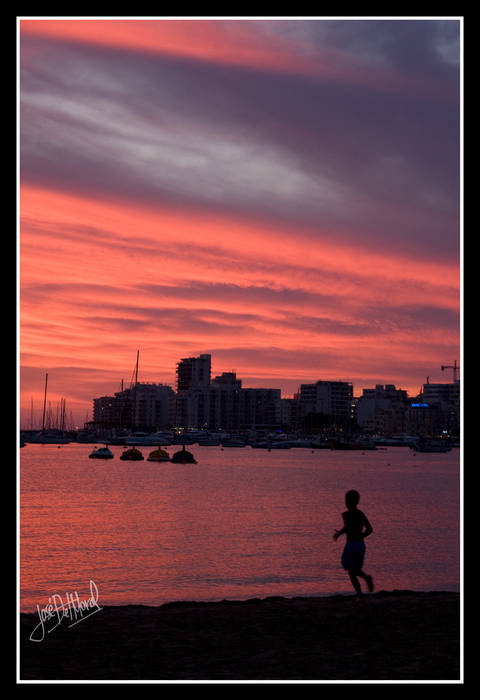 Con el ocaso de la playa