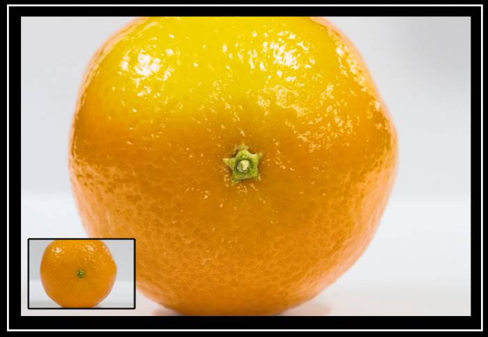 mandarina retocada