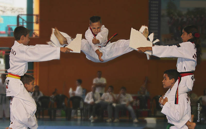 Exhibicion infantil Taekwondo