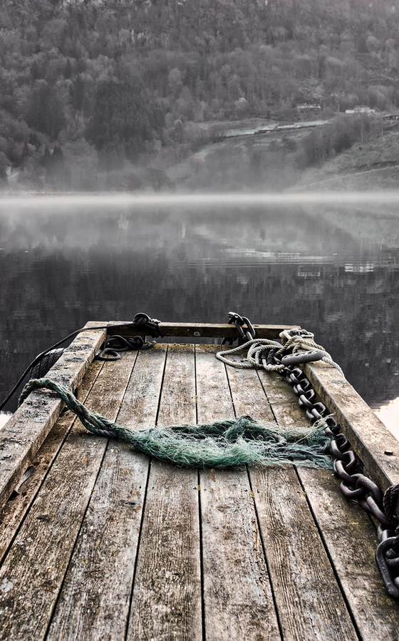 El ultimo muelle del pueblo.