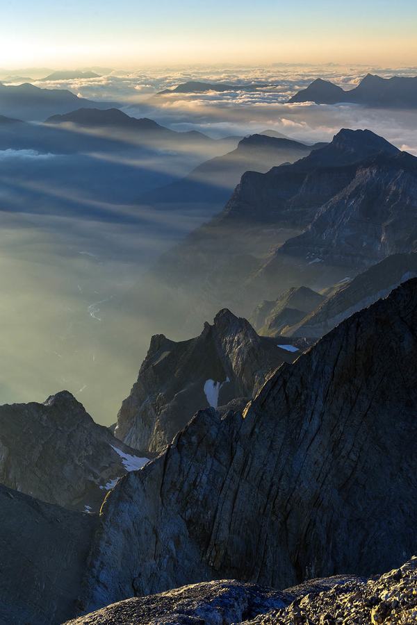 Amanecer desde Monte Perdido