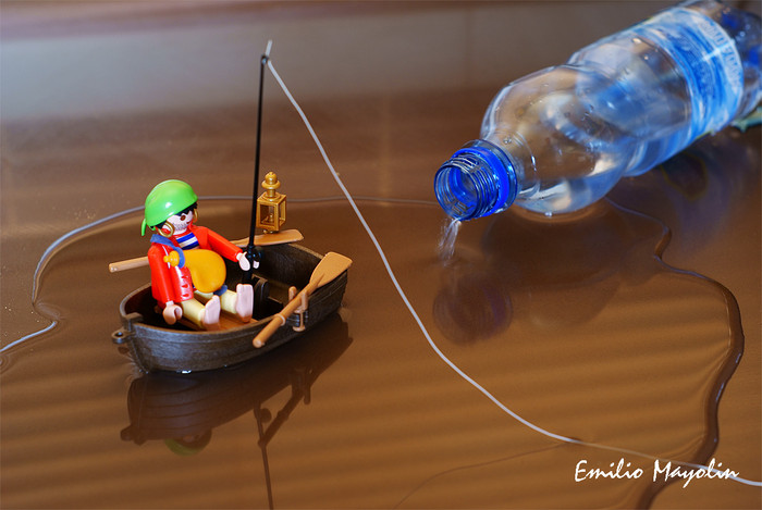 Pescando en el &quot;lago&quot;