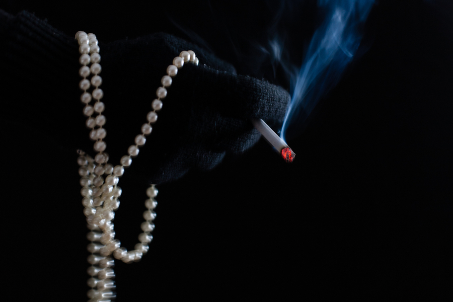 Blue smoke